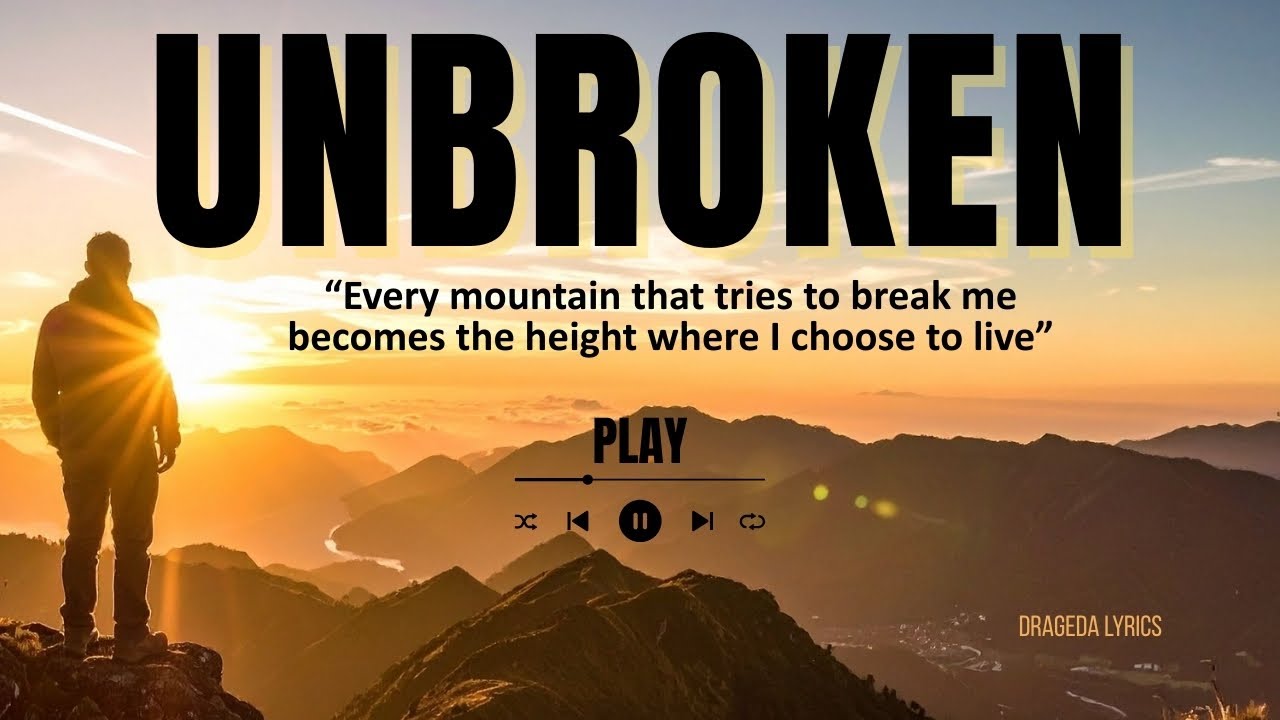UNBROKEN - They Tried You Stood (Official Lyric Video)