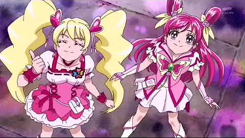 Precure Max Heart Back in Action Appeance of Hugtto Precure Episode 37
