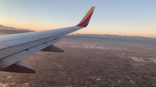 Southwest Boeing 737-700 Flight 908 Landing into Ontario International Airport (KONT)