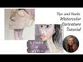 (16) Watercolor Tips and Hacks with Time Lapse Caricature Tutorial