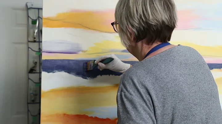 Kiss the Sky - intuitive Landscape by Bente Hansen