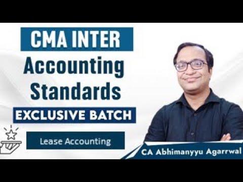 Accounting Standards Revision Class | CMA Inter | Day 8 | SJC Institute | CA Abhimanyyu Agarrwal