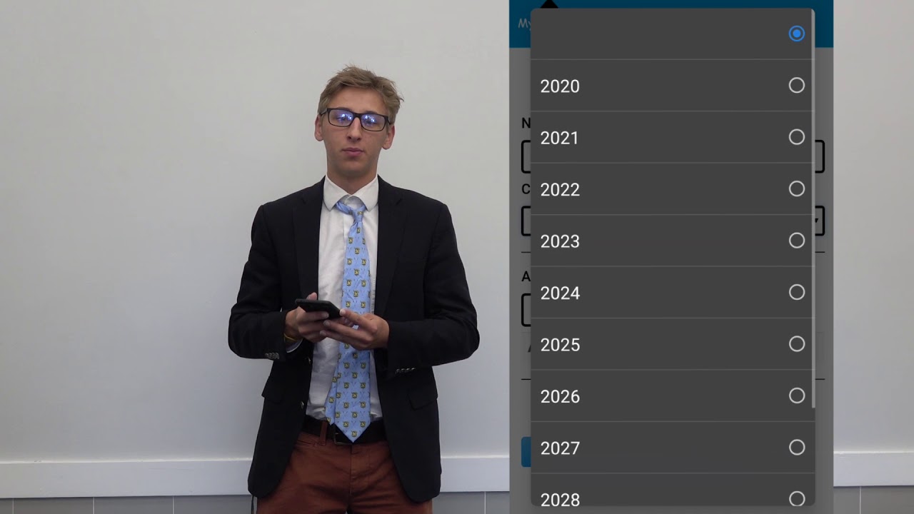 MyHighschoolJourney - 2019 Congressional App Challenge Winner - YouTube