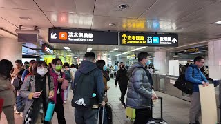Taipei Main Station & MRT Ride during Evening Rush Hour (Q Square to Zhongxiao Dunhua) screenshot 5