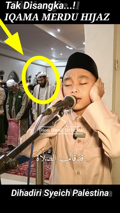 Tak Disangka! Iqama Merdu Hijaz Subuh Dihadiri Syeich Asal Palestina