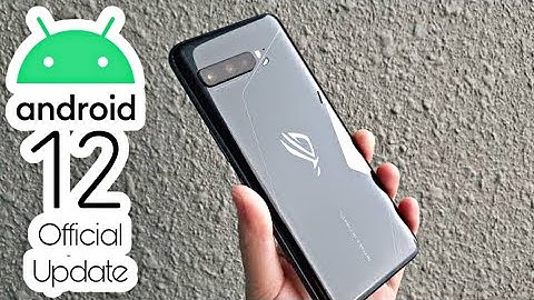Asus ROG Phone 3 Android 12 Official Update