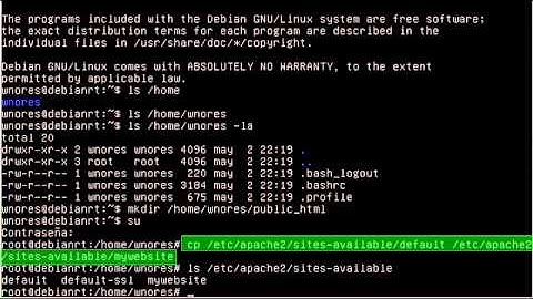 Instalación de Apache y PHP sobre Debian