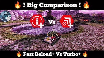💥 Massive warfare Fast Reload+ Vs Turbo+ 🔥 | 🔥 Big Comparison 🔥 | #massivewarfare