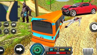 Uphill Off-road Indian Bus Driving Simulator Crazy Drive Android Gameplay screenshot 5