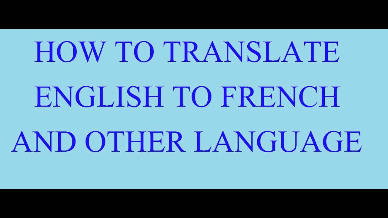 how to get youtube to translate to english