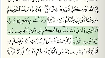 029 _ تدبر آيات سورة العنكبوت تلاوة الشيخ صابر عبد الحكم قراءة د. عبد الله الأسمري