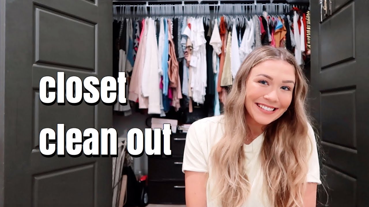 closet clean out 2020 - YouTube