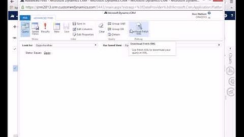Download Fetch XML in Advanced Find