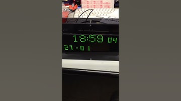 Pong clock arduino