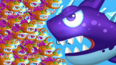 🐠🐡🐟Fish Evolution Max Levels Walkthrough Gameplay Part 14 (iOS Android)