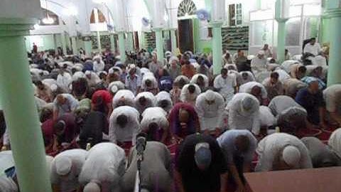 صلاة التراويح من مسجد السنة يوم  22رمضان 1437 هـ تلاوة عطرة من شيخ سي ميلود1