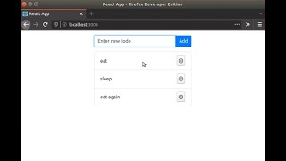 React, Bootstrap and Fontawesome Todos Web App