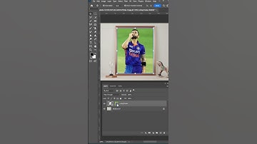How To Fit Photos In The Frame In Photoshop using Frame Tool || photoshop - 2023 #shorts #photoshop