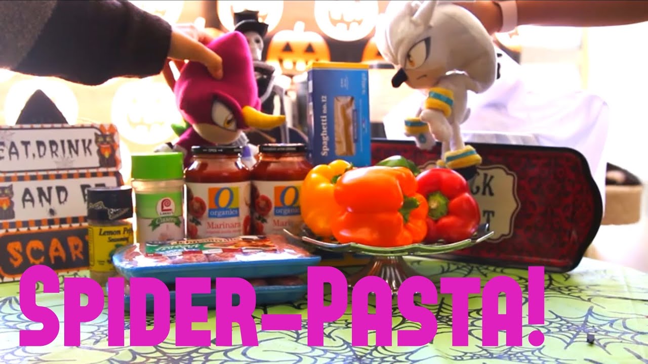 Sonic Chefs Halloween Spider Pasta! YouTube