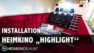 Home cinema 'Highlight' - made by HEIMKINORAUM Stuttgart