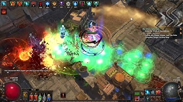 Volatile Dead Necromancer |  First working setup | Path of Exile 3.8 Blight