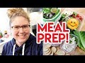 SUNDAY MEAL PREP WITH ME!  🥗 HEALTHY MEAL PREP 🍳 CRUSTLESS QUICHE 🍅 GREEK SALAD 🍌 BANANA BREAD