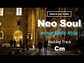 Neo soul groove guitar backing track in cm