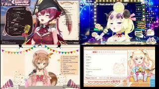 Hololive Mosaic Roll (Marine/Risu/Watame/Nene)
