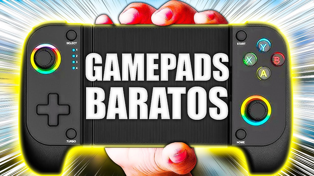 ✅Top 5 MANDOS/GAMEPADS MÁS BARATOS🎮 para comprar en 2025 ANDROID-IOS (temu, coppel en linea)