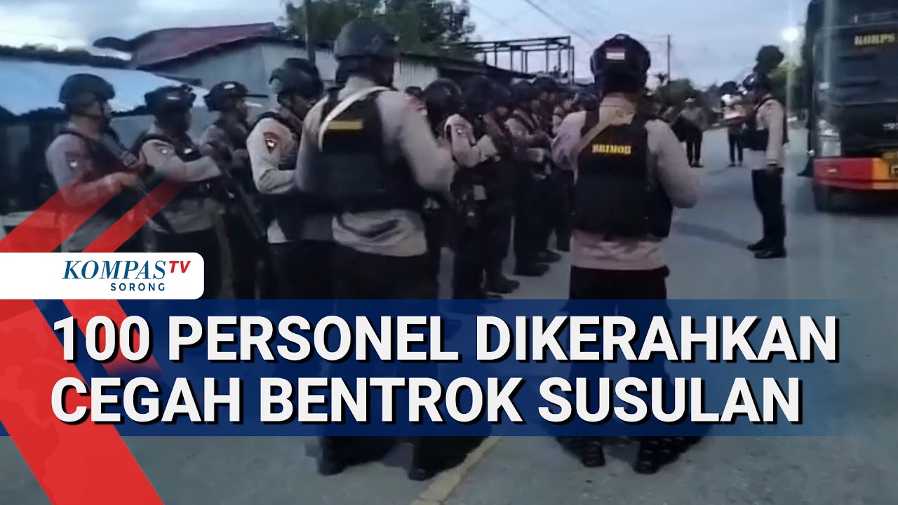 Pasca Bentrok di Tual Maluku 100 Personel Dikerahkan Cegah Aksi Susulan