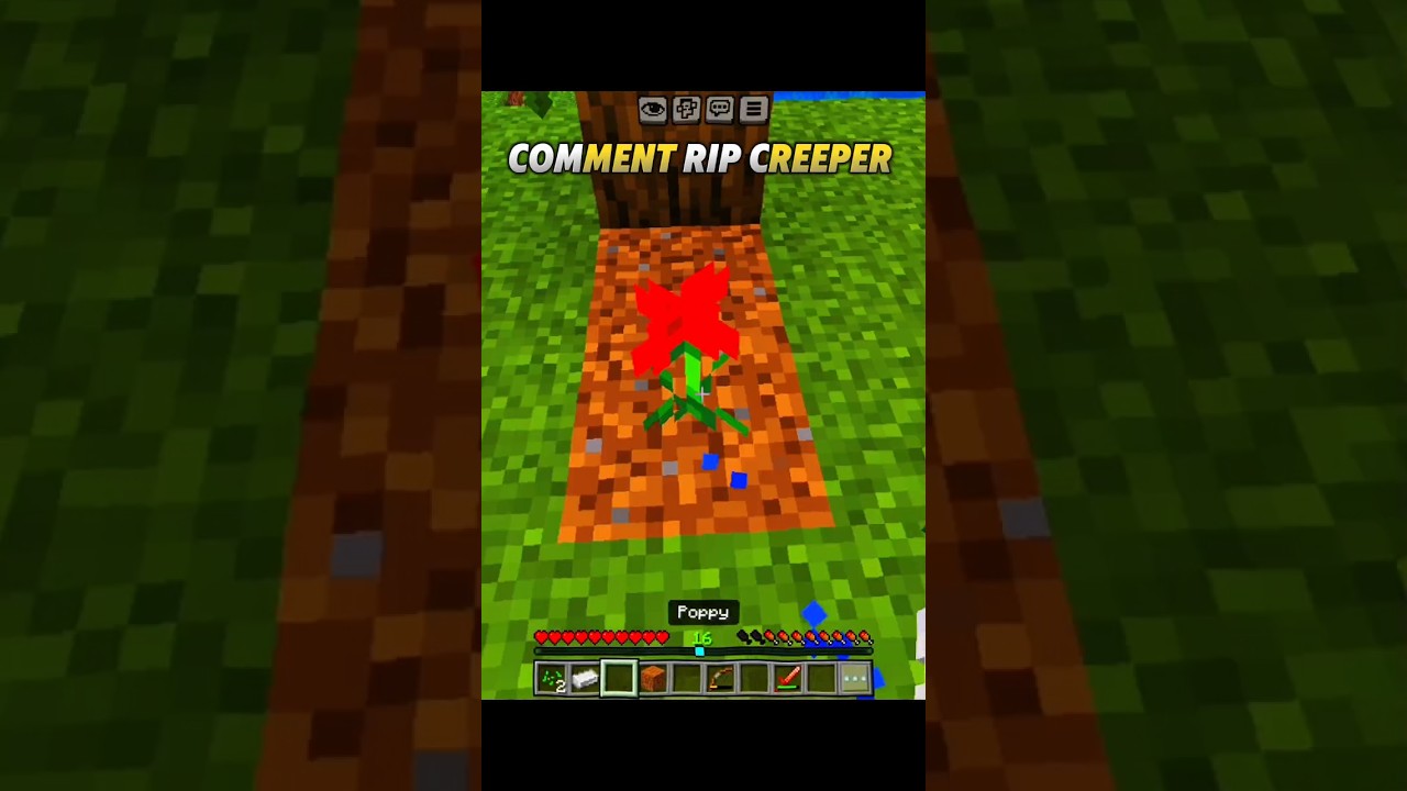 Minecraft: RIP creeper please Comment 🥺 