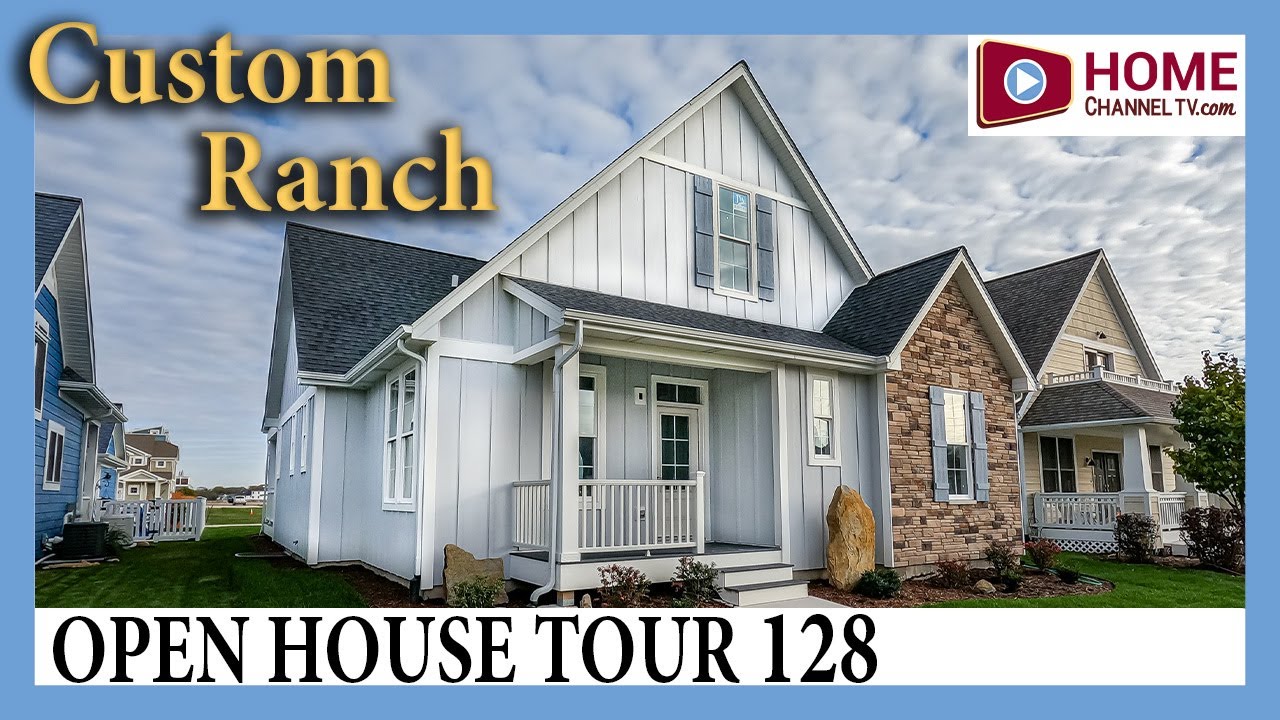 Open House Tour 128 - New Build Ranch Home at Heritage Harbor Ottawa Community