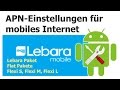 Lebara: APN-Einstellungen für mobiles Internet