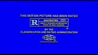 Mpaa Rating Card R, 19602010