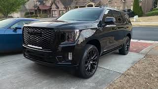 2023 GMC Yukon Denali Full Black Out Before/After