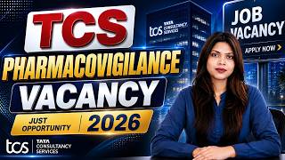 TCS Pharmacovigilance Vacancy 2026 | Pharmacovigilance Executive Job | Eligibility & Salary Guide