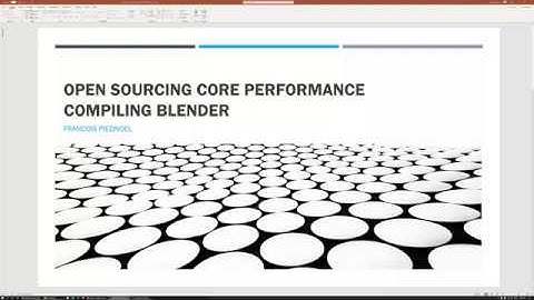 Compiling Blender ... We got to do that ... so, here is how