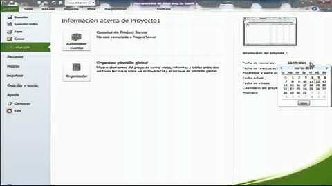 01 Project 2010 !! Que fácil ¡¡ Como crear un proyecto 1de15 mp4360p H 264 AAC