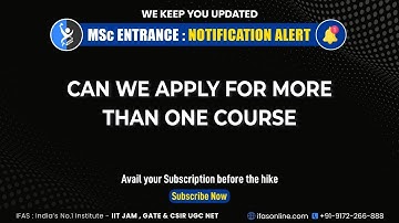 CAN WE APPLY FOR MORE THAN ONE SUBJECT IN CUET (PG) 2022