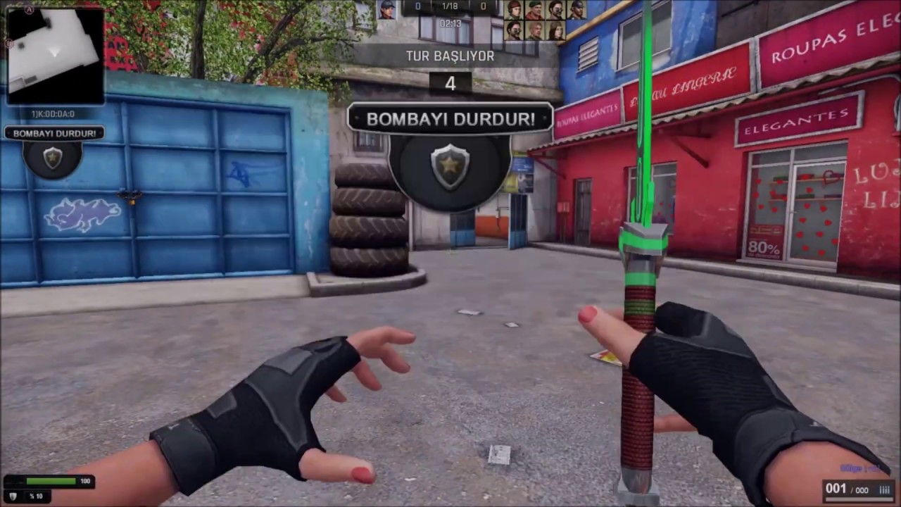 1 KAR 98  vs 7 BIÇAK ! ZULA