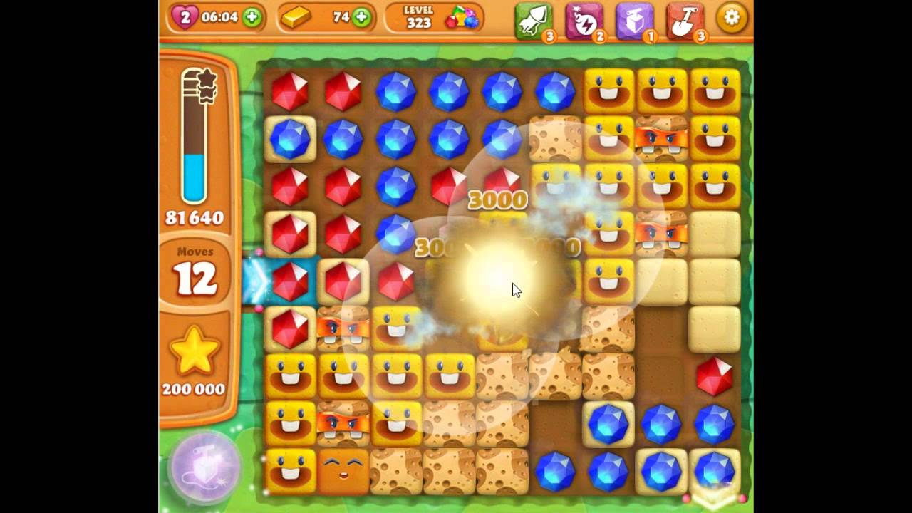 Diamond Digger Saga level 323 no boosters 😈
