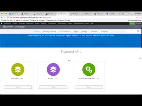 Updating Featured Apis & Products in IBM API Connect Developer Portal