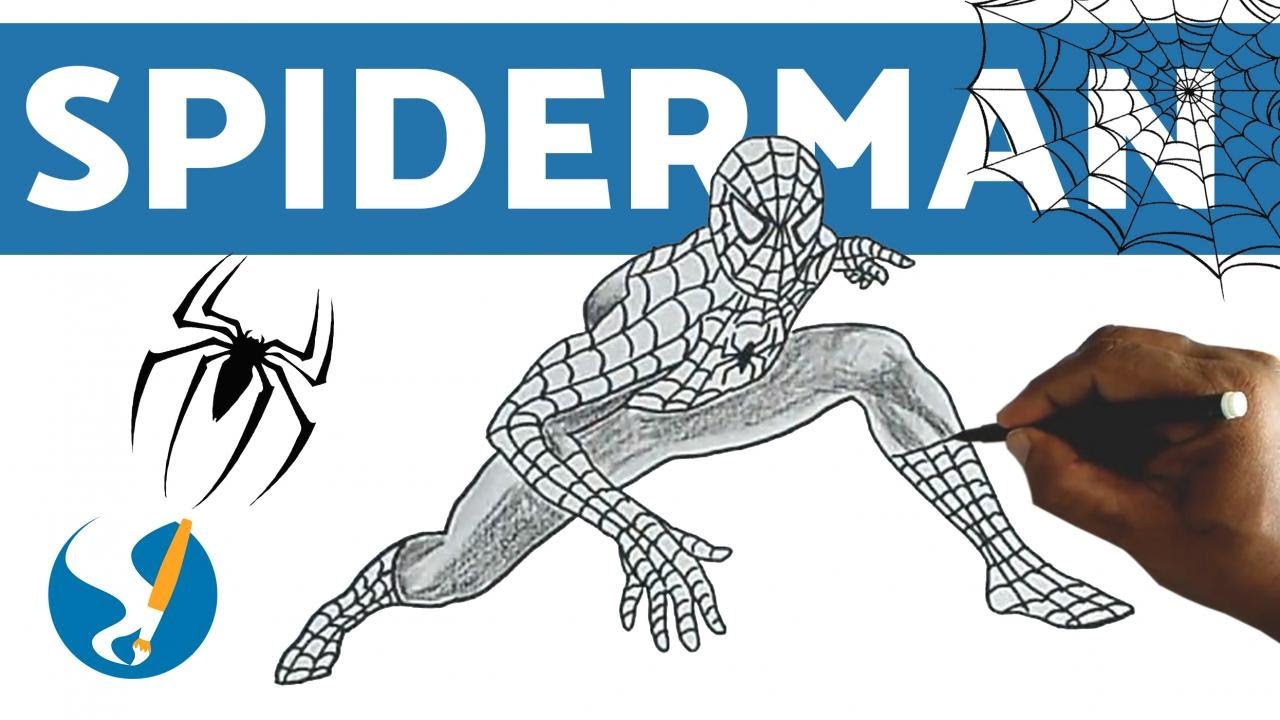 Cómo dibujar a SPIDERMAN 🕷 (MUY FÁCIL )  YouTube