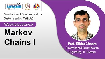 Lec 37: Markov Chains I