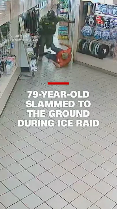 79-year-old slammed to the ground during ICE raid