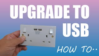 HOW TO replace a wall socket (USB upgrade)
