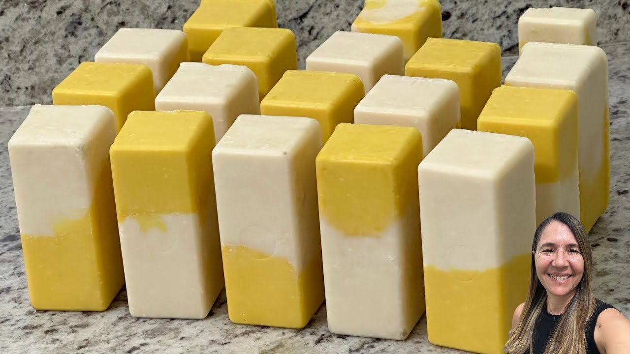 🔴حوّلي الزيت المستعمل إلى صابون معطر باستخدام منعم الأقمشة.