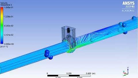 Gate valve parametric study results at 20 mm lift