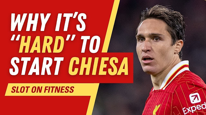 Arne Slot on struggling to fit Federico Chiesa into Liverpool XI