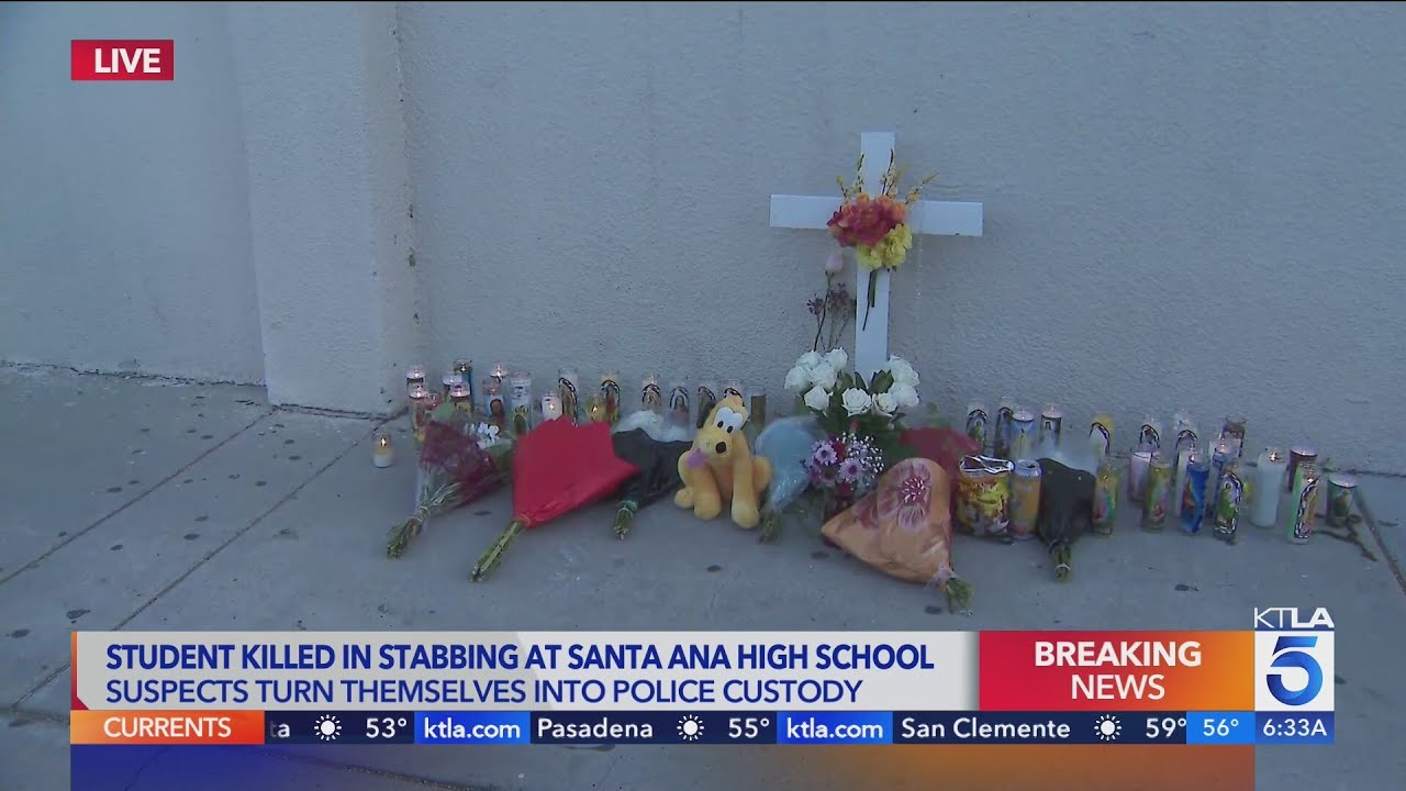 2 teenagers in custody after deadly Santa Ana High School stabbing ...